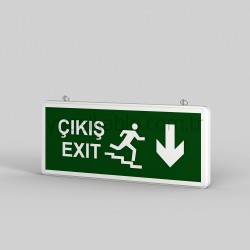 EXIT MERDİVEN AŞAĞI ÇIKIŞ