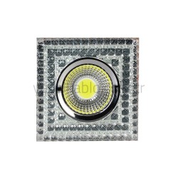 5+3W.COB LED GLASS SPOT 6500K+BLUE