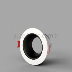 PLASTIC SPOT CASE WHITE+MATTE BLACK