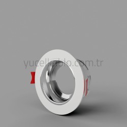 PLASTIC SPOT CASE WHITE+UV CHROME