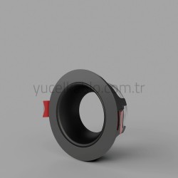 PLASTIC SPOT CASE BLACK+MATTE BLACK