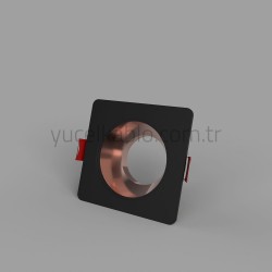 PLASTIC SPOT CASE BLACK+ROSE