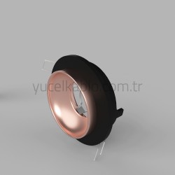 ALUMINUM SPOT CASE BLACK+ROSE