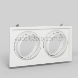 LED SPOT CASE, DUAL, BLACK